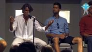Novak Djokovic with spiritual guru Pepe Imaz
